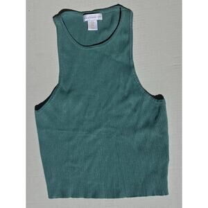 House of Harlow 1960 Women’s Racerback Ribbed Knit Tank Size Medium
